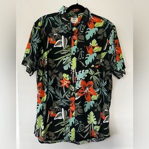 Vans floral tropical shirt